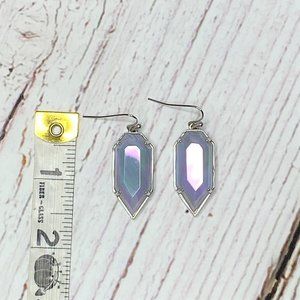 Kendra Scott Palmer Earrings In Blue Lace Agate